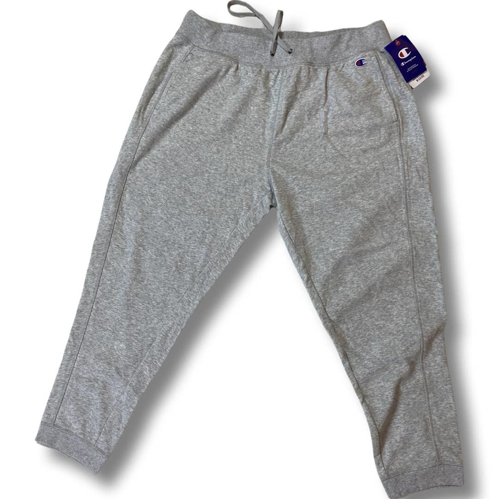 NWT Champion Plus Size Campus French Terry Sweatpants in Oxford Gray